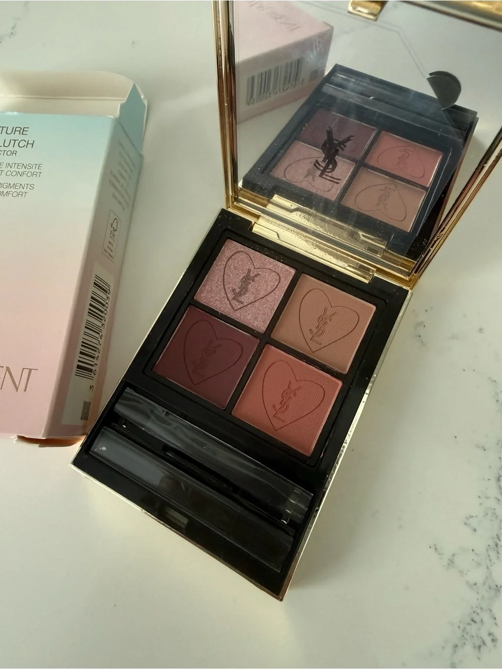 NIB Yves Saint Laurent Couture Mini Clutch Collector Blooming Lust